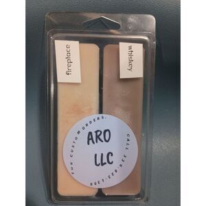 "Fireplace/Whiskey" Dual/Duo Scented Wax Melts Breakaway Tarts